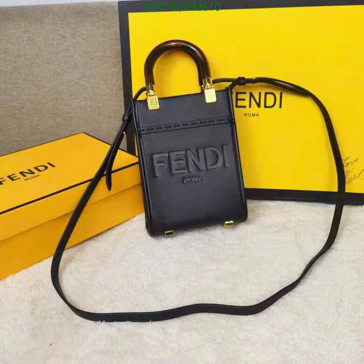 Fendi Bag-(4A)-Sunshine-,Code: YB2610,$: 82USD