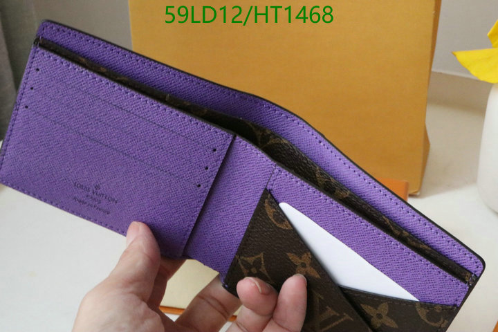 LV Bags-(Mirror)-Wallet-,Code: HT1468,$: 59USD