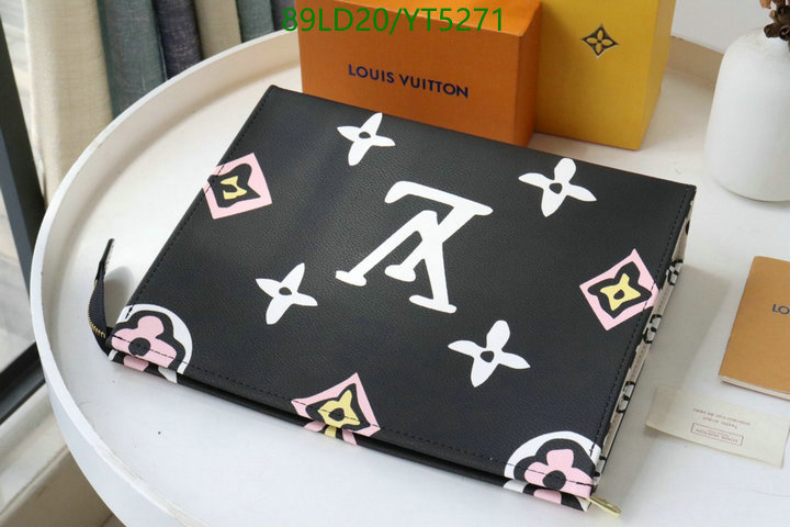 LV Bags-(Mirror)-Wallet-,Code: YT5271,$: 89USD