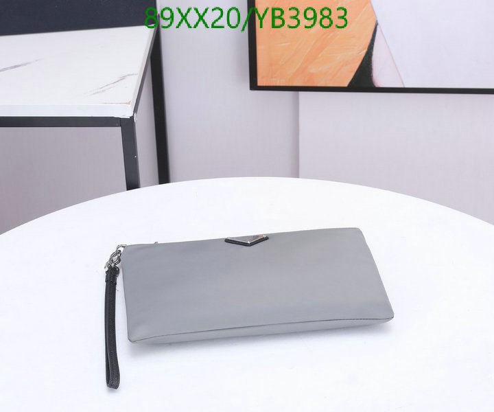 Prada Bag-(Mirror)-Clutch-,Code: YB3983,$: 89USD