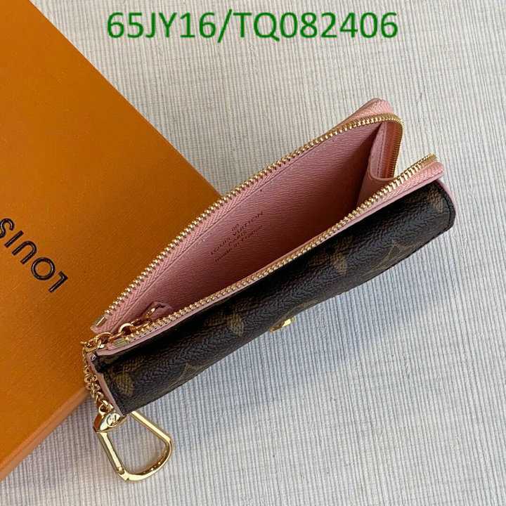 LV Bags-(Mirror)-Wallet-,Code: TQ082406,$: 65USD