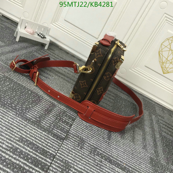 LV Bags-(4A)-Petite Malle-,Code: KB4281,$: 95USD