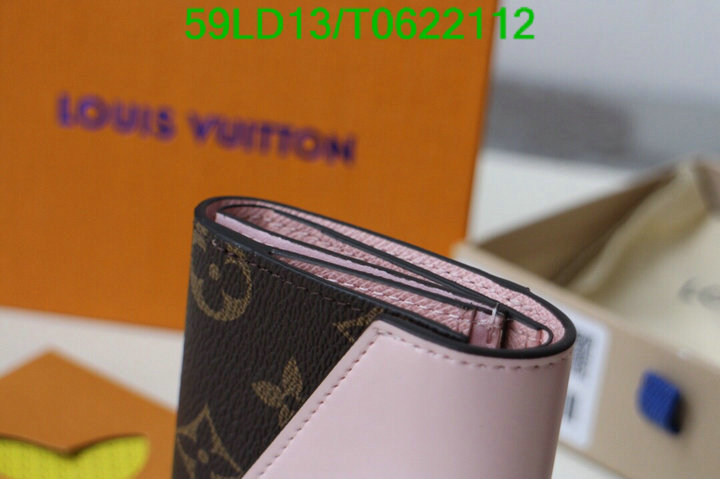 LV Bags-(Mirror)-Wallet-,Code: T0622112,$: 59USD