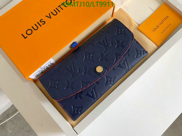 LV Bags-(4A)-Wallet-,Code: LT9911,$: 49USD