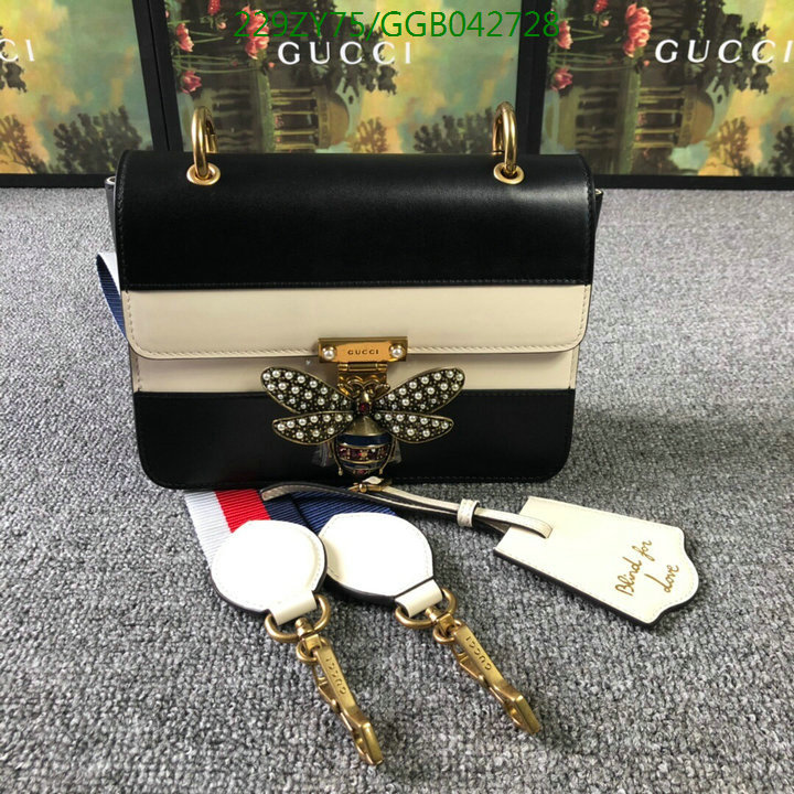 Gucci Bag-(Mirror)-Diagonal-,Code: GGB042728,$:229USD