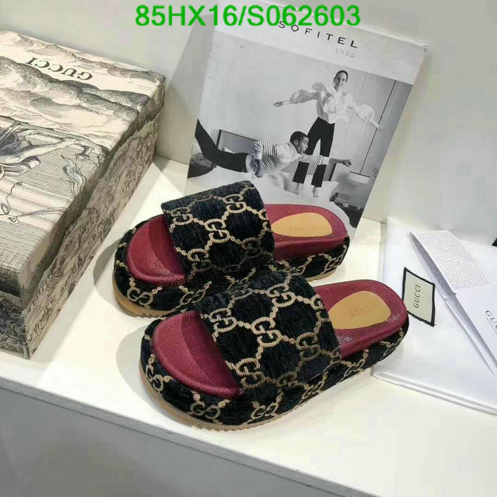 Women Shoes-Gucci, Code: S062603,$: 85USD