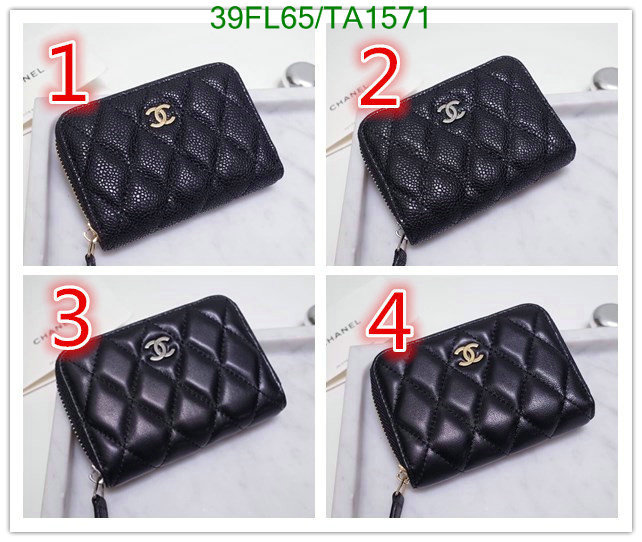 Chanel Bags ( 4A )-Wallet-,Code: TA1571,$: 39USD