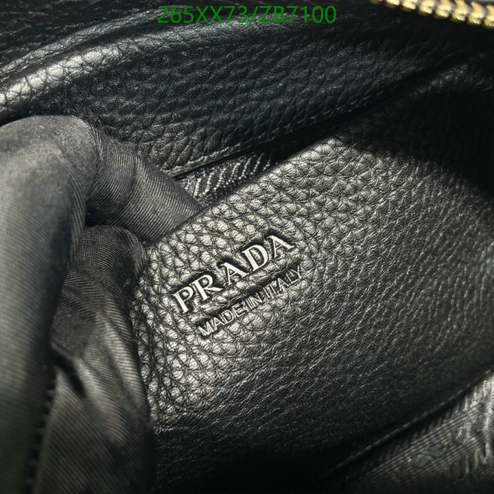 Prada Bag-(Mirror)-Handbag-,Code: ZB7100,$: 265USD