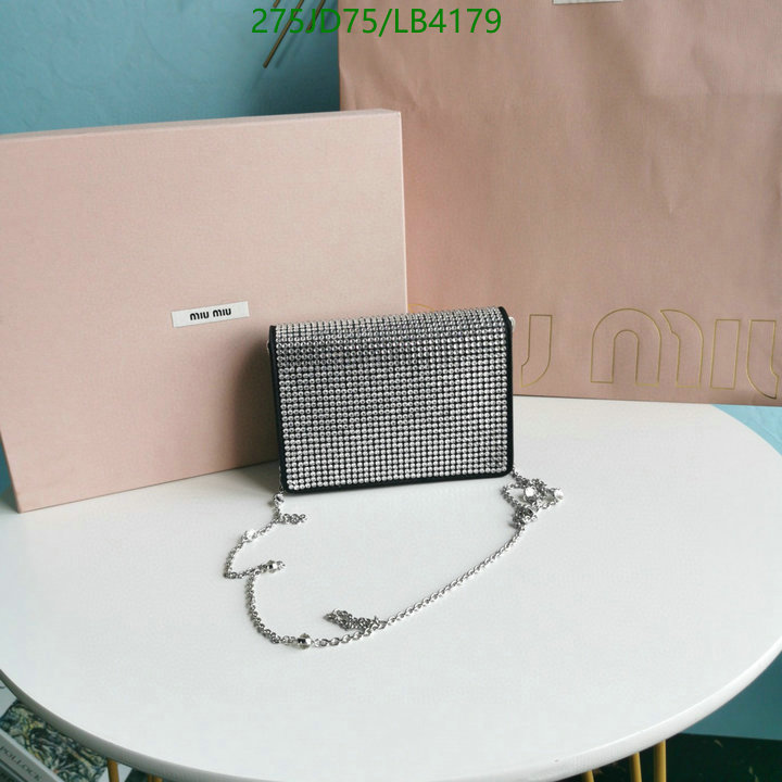 Miu Miu Bag-(Mirror)-Diagonal-,Code: LB4179,$: 275USD