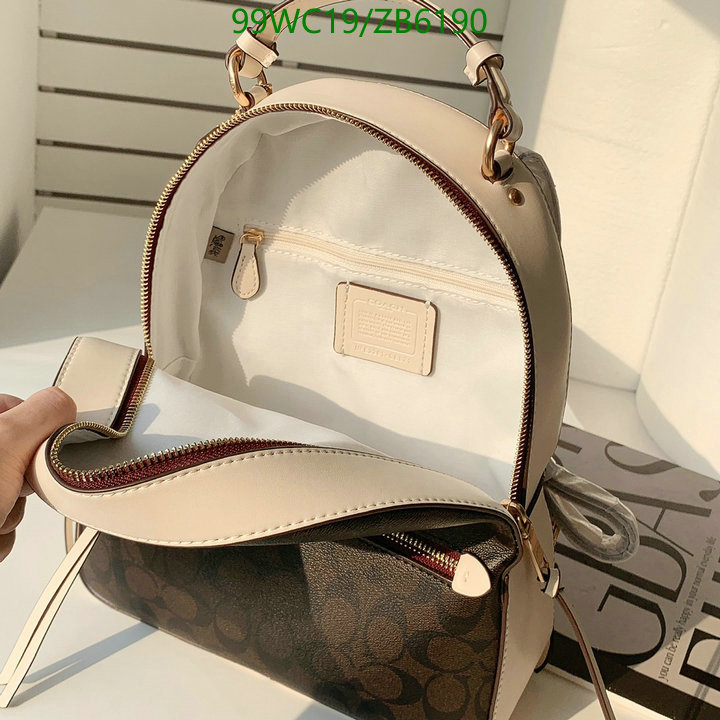 Coach Bag-(4A)-Backpack-,Code: ZB6190,$: 99USD