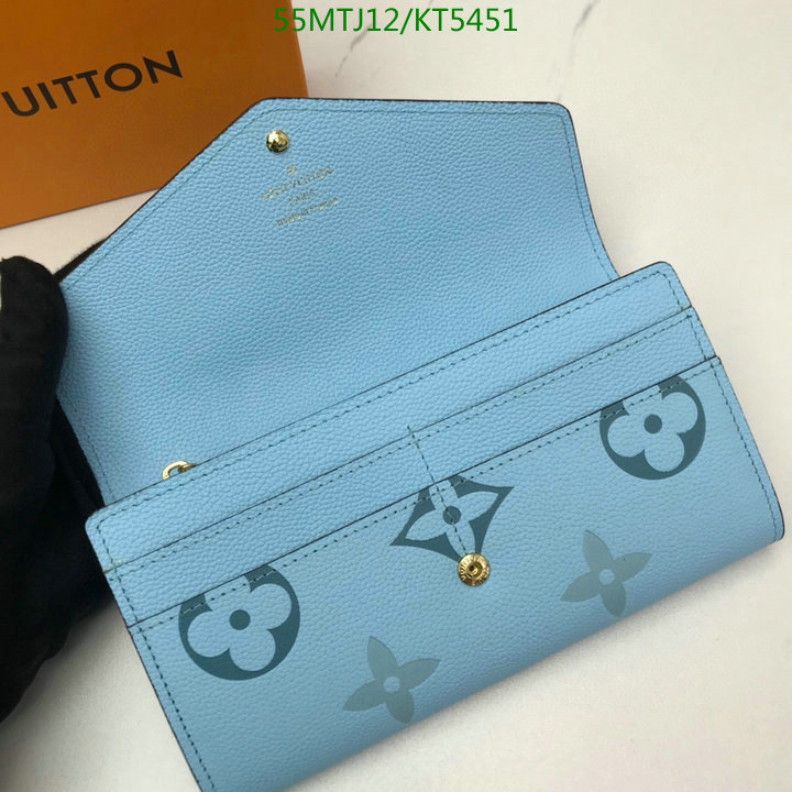 LV Bags-(4A)-Wallet-,Code: KT5451,$: 55USD