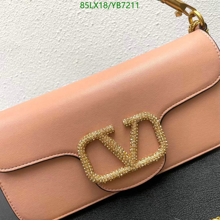 Valentino Bag-(4A)-LOC-V Logo ,Code: YB7211,$: 85USD