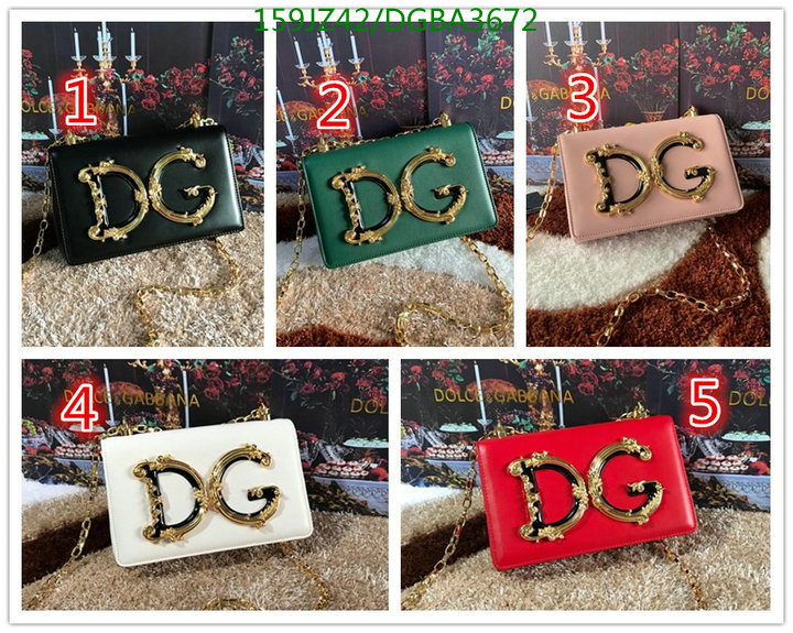 D&G Bag-(4A)-DG Girls,Code: DGBA3672,$: 159USD