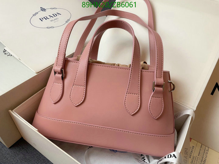 Prada Bag-(4A)-Handbag-,Code: ZB6061,$: 89USD