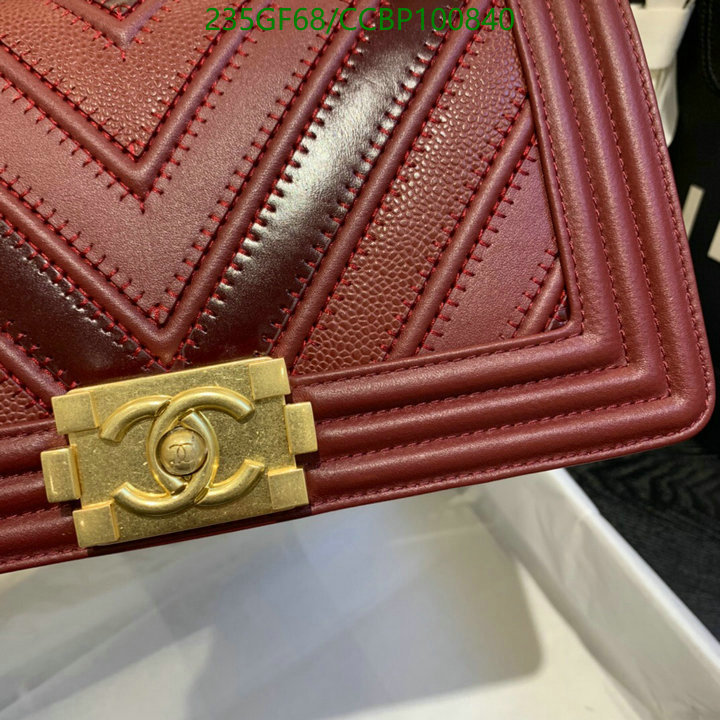 Chanel Bags -(Mirror)-Le Boy,Code: CCBP100840,$: 235USD