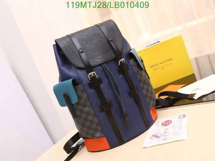 LV Bags-(4A)-Backpack-,Code: LB010409,$:149USD