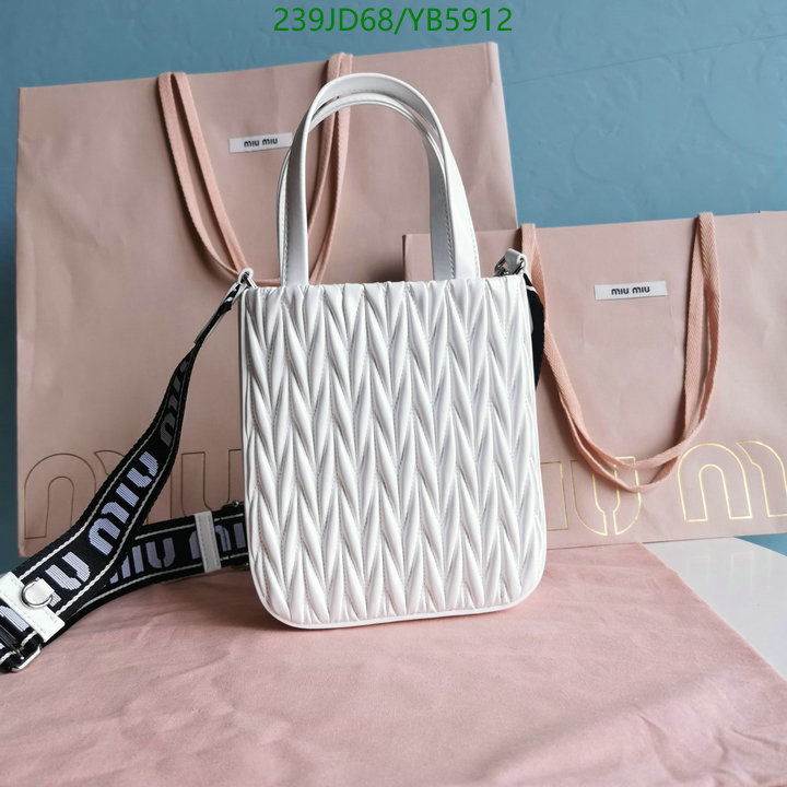 Miu Miu Bag-(Mirror)-Diagonal-,Code: YB5912,$: 239USD