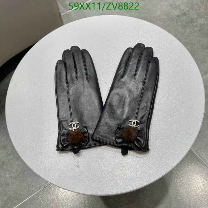 Gloves-Chanel, Code: ZV8822,$: 59USD