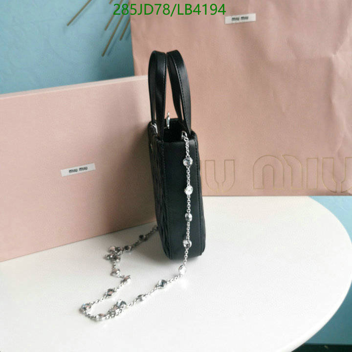 Miu Miu Bag-(Mirror)-Diagonal-,Code: LB4194,$: 285USD