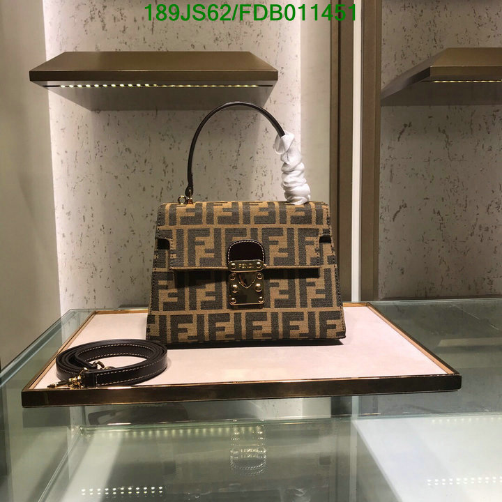 Fendi Bag-(Mirror)-Diagonal-,Code: FDB011451,$: 189USD