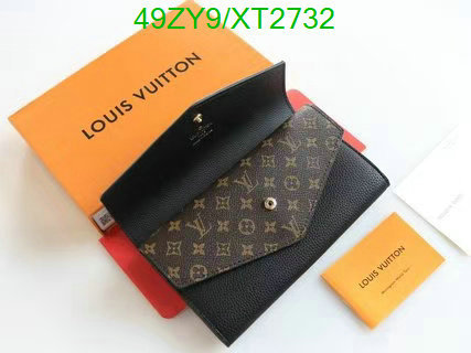 LV Bags-(4A)-Wallet-,Code: XT2732,$: 49USD