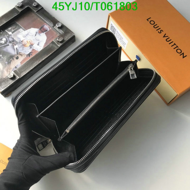 LV Bags-(4A)-Wallet-,Code: T061803,$: 45USD