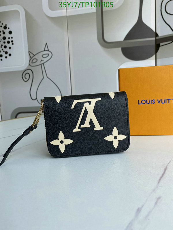 LV Bags-(4A)-Wallet-,Code: TP101905,$: 35USD