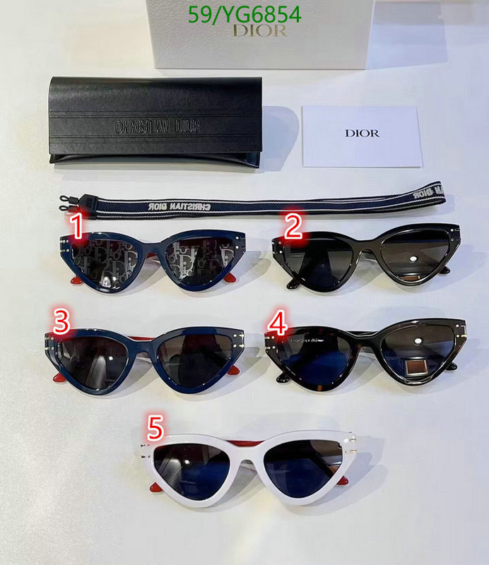 Glasses-Dior,Code: YG6854,$: 59USD