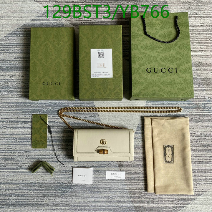 Gucci Bag-(Mirror)-Diagonal-,Code: YB766,$: 129USD