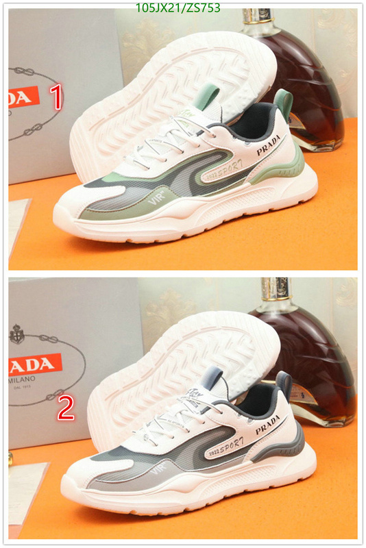 Men shoes-Prada, Code: ZS753,$: 105USD