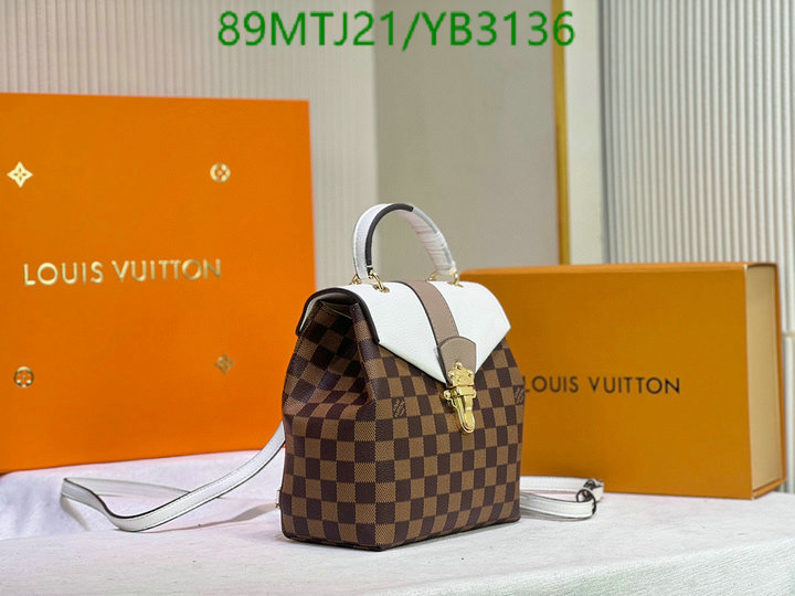 LV Bags-(4A)-Backpack-,Code: YB3136,$: 89USD