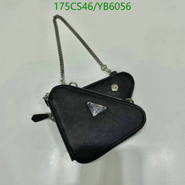 Prada Bag-(Mirror)-Triangle,Code: YB6056,$: 175USD