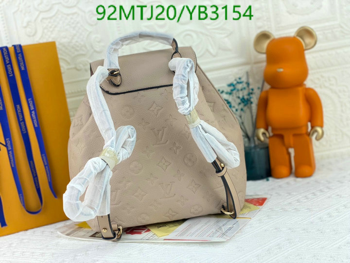 LV Bags-(4A)-Backpack-,Code: YB3154,$: 92USD