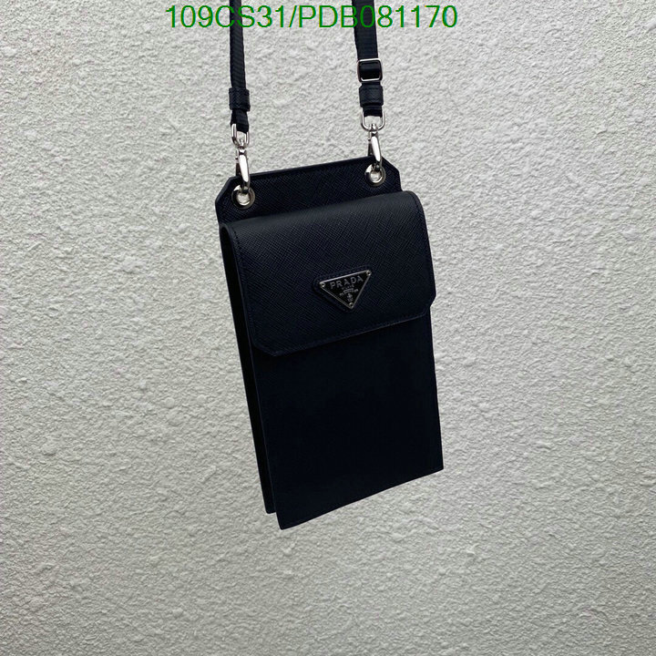 Prada Bag-(Mirror)-Diagonal-,Code:PDB081170,$:109USD