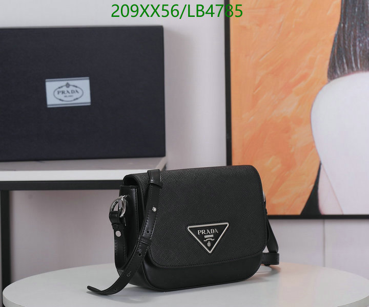 Prada Bag-(Mirror)-Diagonal-,Code: LB4785,$: 209USD