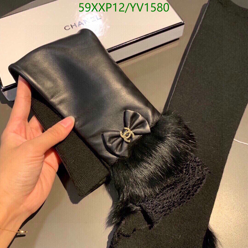 Gloves-Chanel, Code: YV1580,$: 59USD