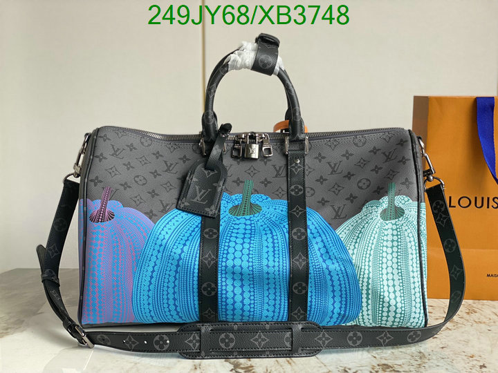 LV Bags-(Mirror)-Keepall BandouliRe 45-50-,Code: XB3748,$: 249USD