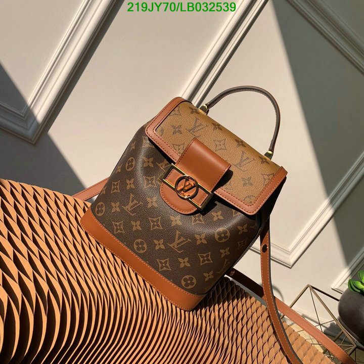 LV Bags-(Mirror)-Backpack-,Code: LB032539,$: 219USD