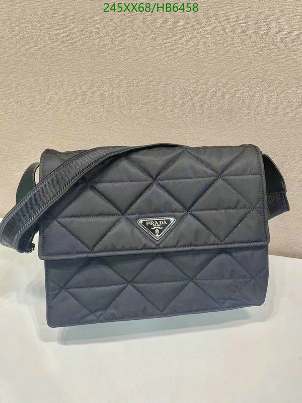 Prada Bag-(Mirror)-Diagonal-,Code: HB6458,$: 245USD