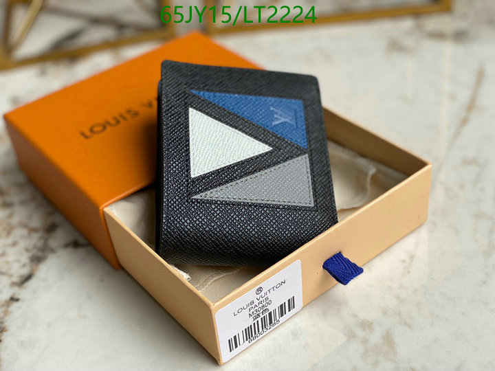 LV Bags-(Mirror)-Wallet-,Code: LT2224,$: 65USD