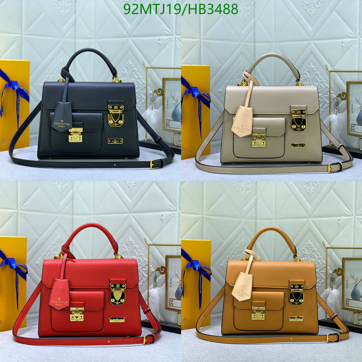 LV Bags-(4A)-Handbag Collection-,Code: HB3488,$: 92USD