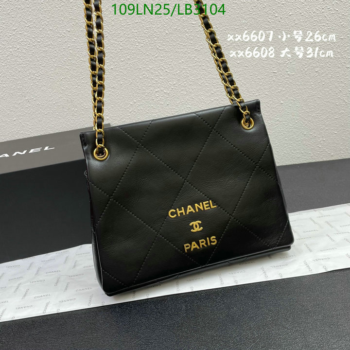 Chanel Bags ( 4A )-Handbag-,Code: LB3104,