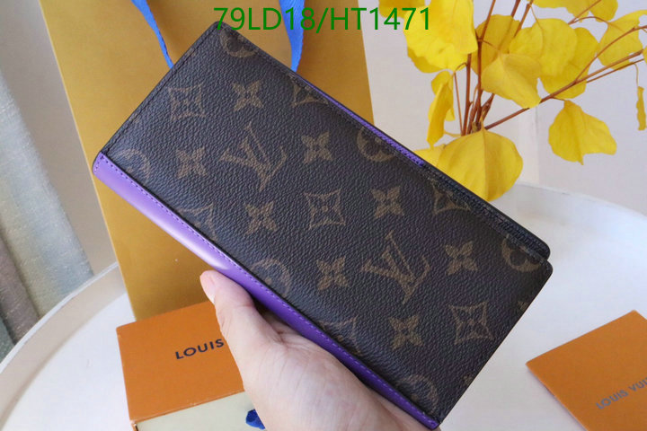 LV Bags-(Mirror)-Wallet-,Code: HT1471,$: 79USD