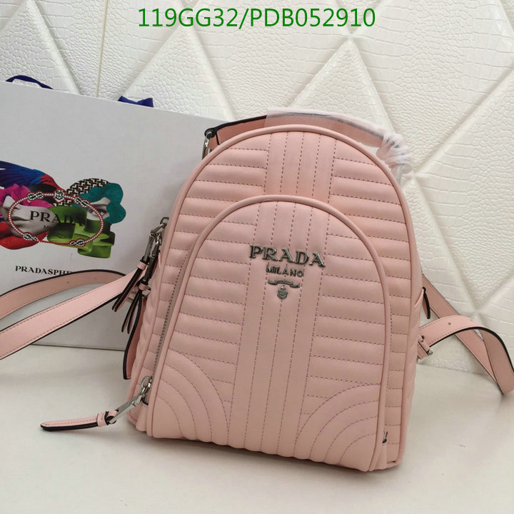 Prada Bag-(4A)-Backpack-,Code: PDB052910,$:119USD