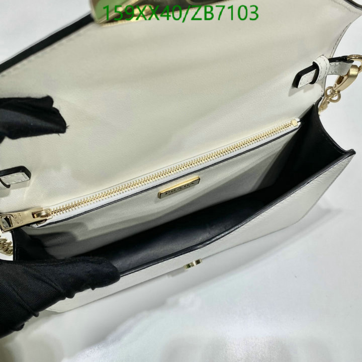 Prada Bag-(Mirror)-Diagonal-,Code: ZB7103,$: 205USD