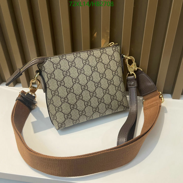 Gucci Bag-(4A)-Diagonal-,Code: HB2708,$: 72USD