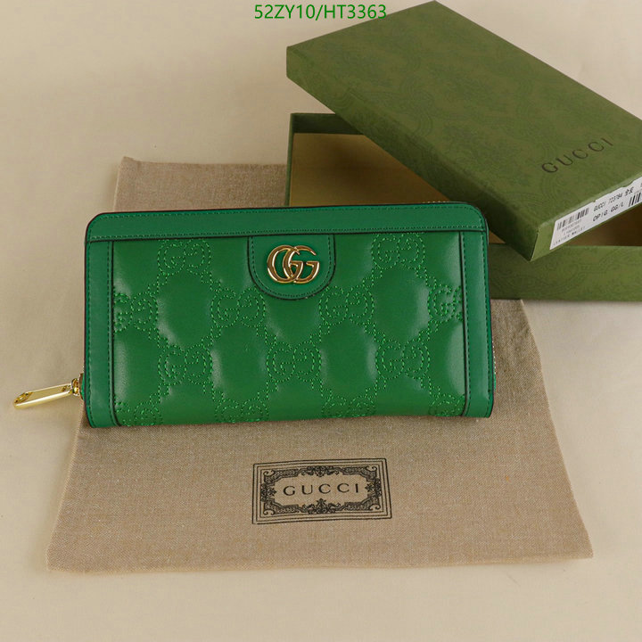 Gucci Bag-(4A)-Wallet-,Code: HT3363,$: 52USD