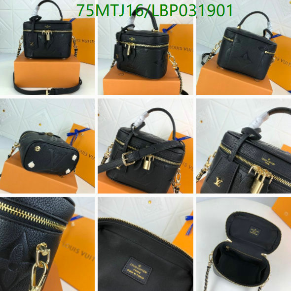 LV Bags-(4A)-Vanity Bag-,Code: LBP031901,$: 75USD