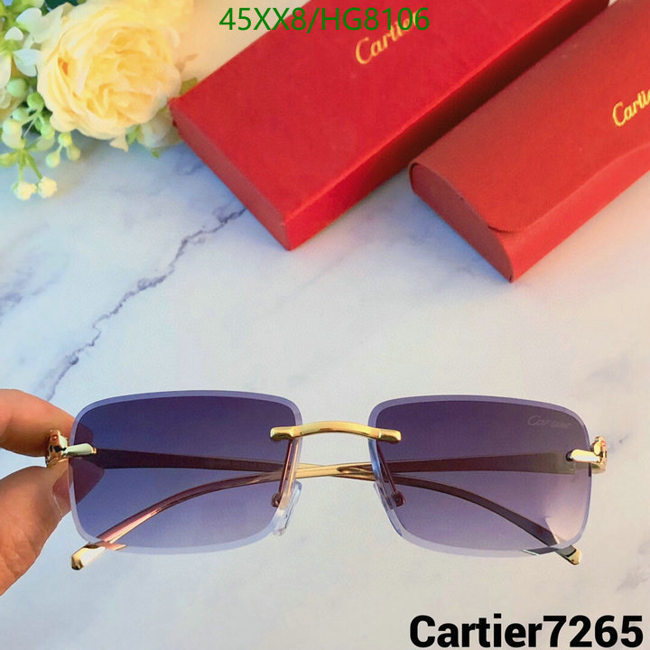 Glasses-Cartier, Code: HG8106,$: 45USD