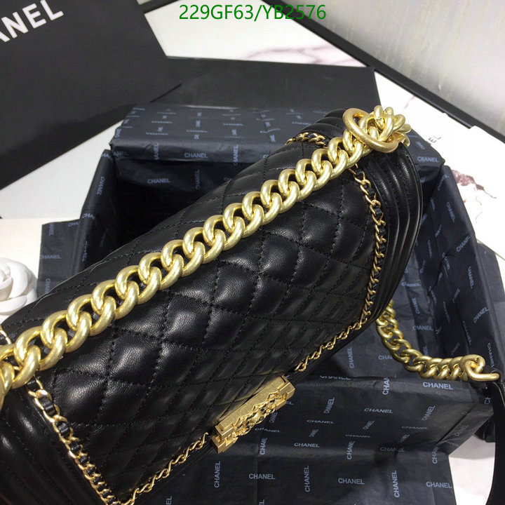 Chanel Bags -(Mirror)-Le Boy,Code: YB2576,$: 229USD